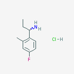 (1S)-1-(4-FLUORO-2-METHYLPHENYL)PROPYLAMINE-HCL结构式