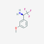 Structure of (1r)-2,2,2-trifluoro-1-(3-methoxyphenyl)ethanamine