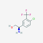 Structure of (2R)-2-AMINO-2-[4-CHLORO-3-(TRIFLUOROMETHYL)PHENYL]ETHAN-1-OL
