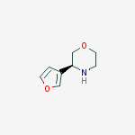 Structure of (S)-3-(Furan-3-yl)morpholine