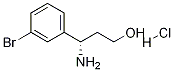 Structure of (S)-3-aMino-3-(3-broMophenyl)propan-1-ol HCL