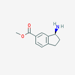 Structure of (S)-Methyl 3-amino-2,3-dihydro-1H-indene-5-carboxylate