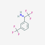 Structure of (S)-2,2,2-Trifluoro-1-(3-(trifluoromethyl)phenyl)ethanamine
