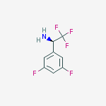 Structure of (1r)-1-(3,5-difluorophenyl)-2,2,2-trifluoroethanamine