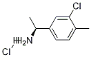 Structure of (1S)-1-(3-CHLORO-4-METHYLPHENYL)ETHYLAMINE-HCl