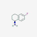 Structure of (S)-6-Fluoro-1,2,3,4-tetrahydro-naphthalen-1-ylamine