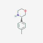 Structure of (3S)-3-(4-Methylphenyl)morpholine
