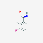 (2S)-2-AMINO-2-(3-FLUORO-2-METHYLPHENYL)ETHAN-1-OL结构式