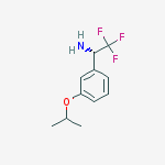 Structure of (1s)-2,2,2-trifluoro-1-(3-propan-2-yloxyphenyl)ethanamine