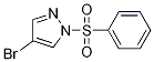 4-Bromo-1-(phenylsulfonyl)pyrazole结构式