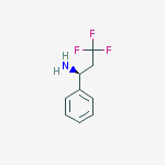 Structure of ((S)-1-PHENYL-3,3,3-TRIFLUOROPROPYL)AMINE