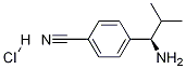 Structure of 4-[(1R)-1-amino-2-methylpropyl]benzonitrile,hydrochloride