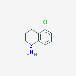 (R)-5-Chloro-1,2,3,4-tetrahydronaphthalen-1-amine结构式