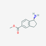 Structure of (R)-Methyl 1-amino-2,3-dihydro-1H-indene-5-carboxylate