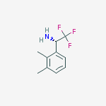 (1s)-1-(2,3-dimethylphenyl)-2,2,2-trifluoroethanamine结构式
