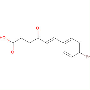 Structure of 5-Hexenoic acid, 6-(4-bromophenyl)-4-oxo-, (5E)-