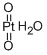 Structure of PLATINUM(IV) OXIDE HYDRATE