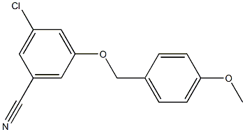 Structure of 3-Chloro-5-[(4-Methoxybenzyl)oxy]benzonitrile