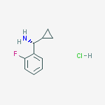 Structure of (1R)CYCLOPROPYL(2-FLUOROPHENYL)METHYLAMINE-HCL