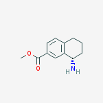 Structure of (S)-METHYL 8-AMINO-5,6,7,8-TETRAHYDRONAPHTHALENE-2-CARBOXYLATE