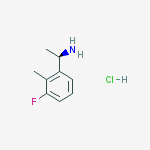 Structure of (1R)-1-(3-FLUORO-2-METHYLPHENYL)ETHYLAMINE-HCL