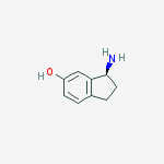 (S)-3-AMINO-5-HYDROXYINDANE结构式