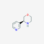 Structure of (S)-3-(Pyridin-3-yl)morpholine