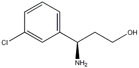 Structure of (gammaR)-gamma-Amino-3-chlorobenzenepropanol