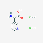 Structure of 2-Amino-2-(pyridin-3-yl)acetic acid dihydrochloride