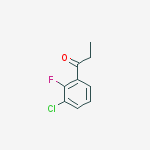 Structure of 1-(3-Chloro-2-fluorophenyl)propan-1-one