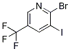 Structure of 2-Bromo-3-iodo-5-(trifluoromethyl)pyridine