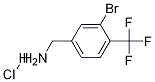 Structure of (3-Bromo-4-(trifluoromethyl)phenyl)methanamine hydrochloride