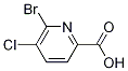 Structure of 6-BroMo-5-chloro-pyridine-2-carboxylic acid