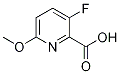 Structure of 3-Fluoro-6-methoxypyridine-2-carboxylic acid