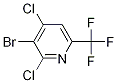 Structure of 3-Bromo-2,4-dichloro-6-(trifluoromethyl)pyridine