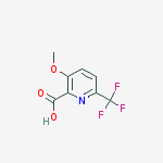 Structure of 3-Methoxy-6-(trifluoromethyl)picolinic acid