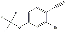 2-溴-4-三氟甲氧基苯腈结构式