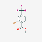 Structure of Methyl 2-bromo-4-(trifluoromethyl)benzoate