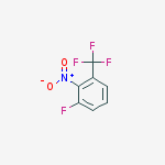 3-FLUORO-2-NITROBENZOTRIFLUORIDE结构式
