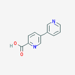 5-pyridin-3-ylpyridine-2-carboxylic acid结构式