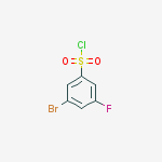 Structure of 3-BroMo-5-fluorobenzene-1-sulfonyl chloride