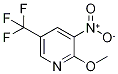 2-Methoxy-3-nitro-5-(trifluoromethyl)pyridine结构式