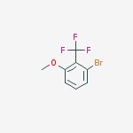 Structure of 1-bromo-3-methoxy-2-(trifluoromethyl)benzene