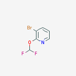 Structure of 3-broMo-2-(difluoroMethoxy)pyridine