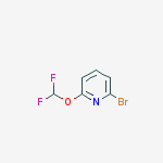 Structure of 2-broMo-6-(difluoroMethoxy)pyridine