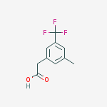 Structure of 2-(3-Methyl-5-(trifluoroMethyl)phenyl)acetic acid