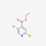 Structure of ethyl 2,5-dibromoisonicotinate