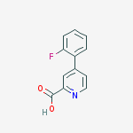 Structure of 4-(2-Fluorophenyl)pyridine-2-carboxylic acid