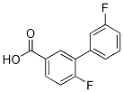 Structure of 4-fluoro-3-(3-fluorophenyl)benzoic acid