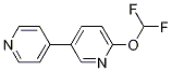 Structure of 6-(difluoroMethoxy)-3,4'-bipyridine